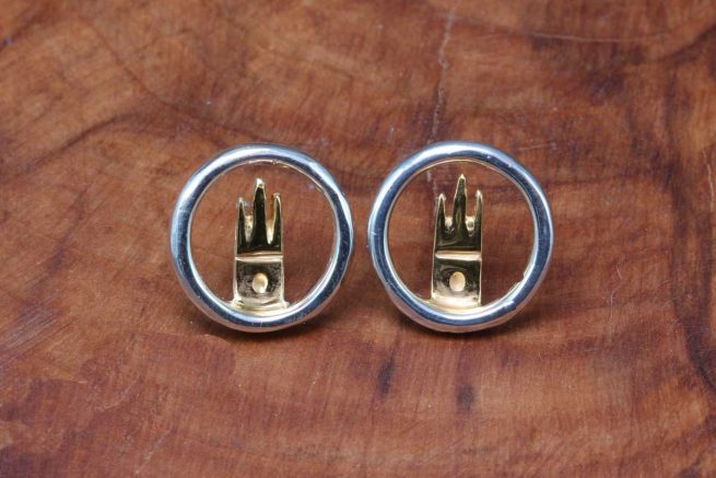 Ohrstecker in Silber vergoldet