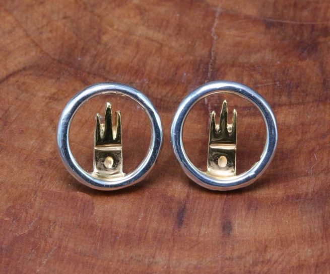 Ohrstecker in Silber vergoldet